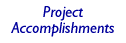 Project Accomplishments